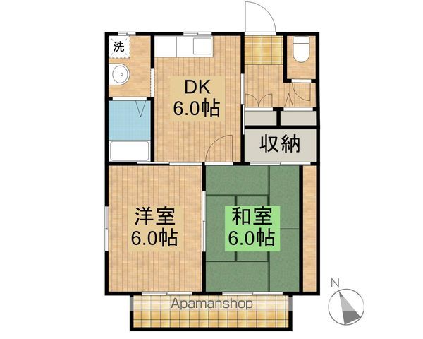 リバーサイドハウス五番館の間取り写真