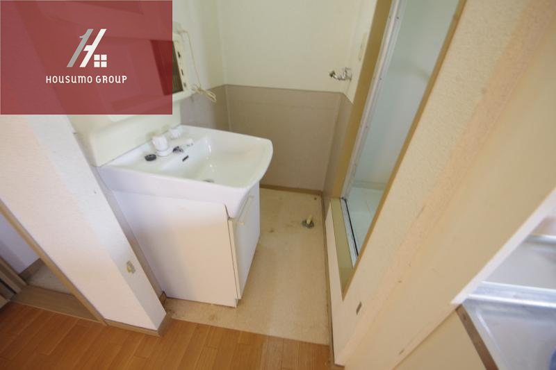 洗面設備　広い洗面スペース