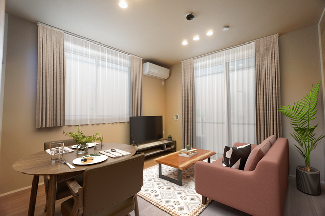 居室・リビング　こちらの家具はＣＧです。家具付きではございません。