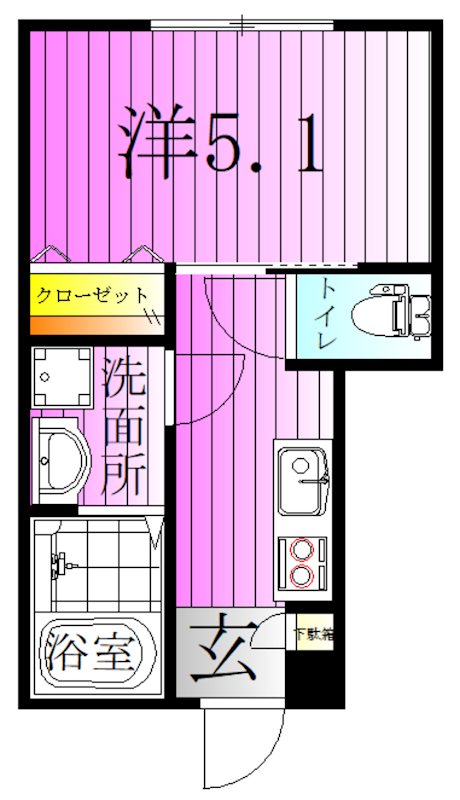 MELDIA小台IIの間取り写真