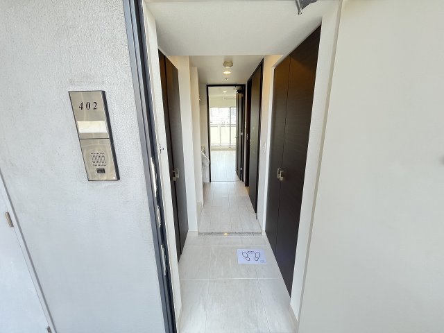 玄関　明るい玄関です