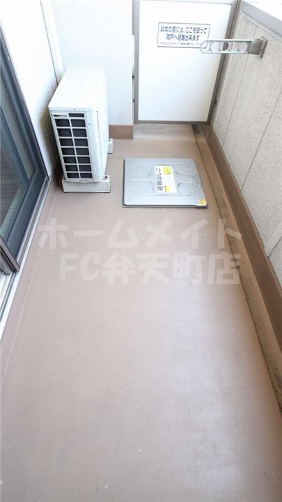 バルコニー　落ち着いた時間を過ごせるバルコニーです