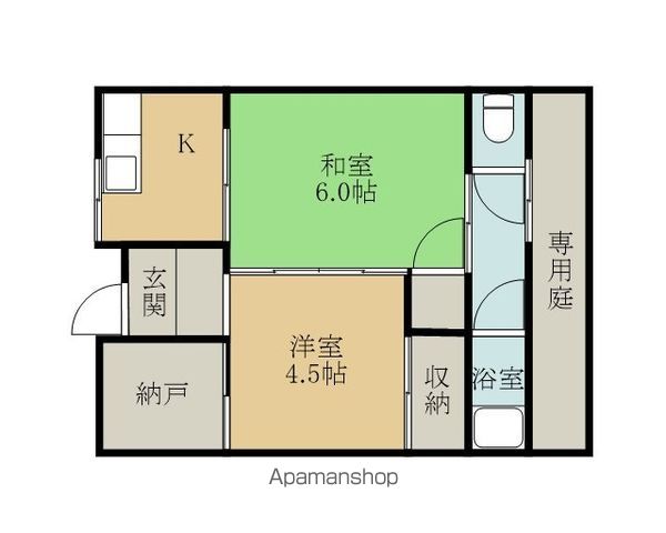 川様平屋の間取り写真