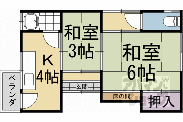 木幡住宅の間取り写真