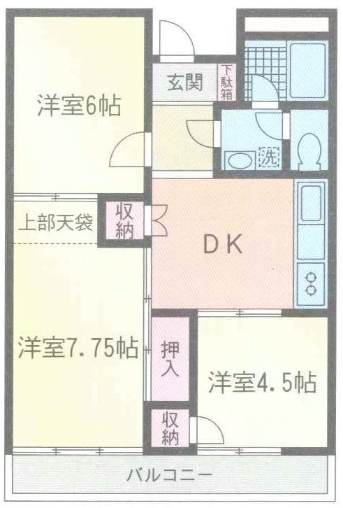 エイワンAの間取り写真