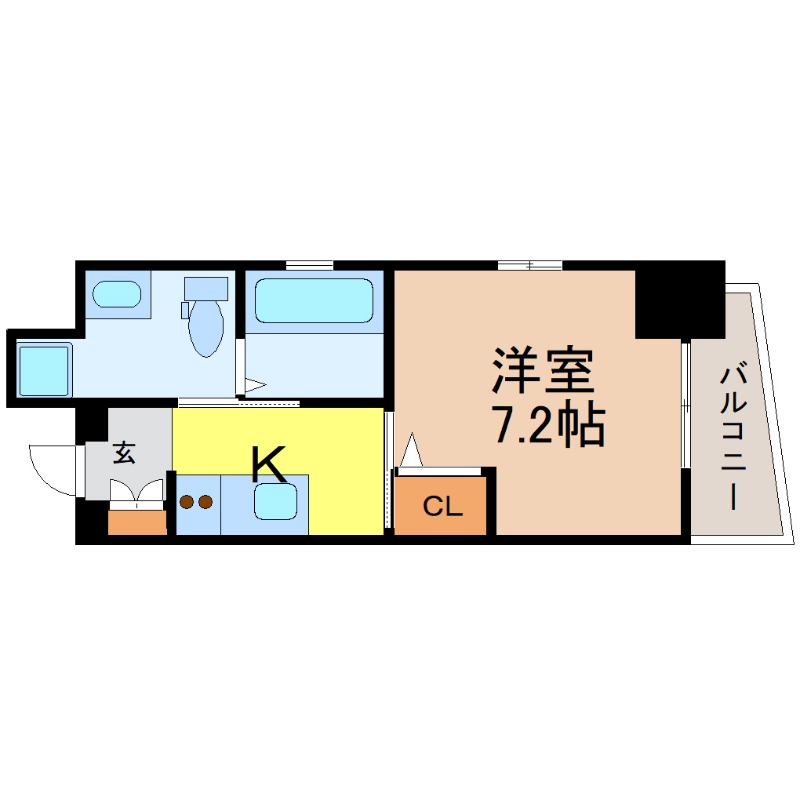 地下鉄鶴舞線 荒畑駅 徒歩5分 14階建 築19年の間取り写真
