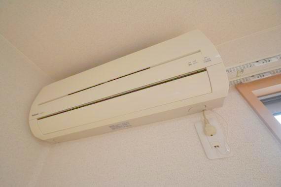 その他設備　エアコンが最初からついているのは、本当に助かりますね。