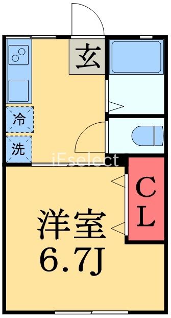 南花園ハイツの間取り写真
