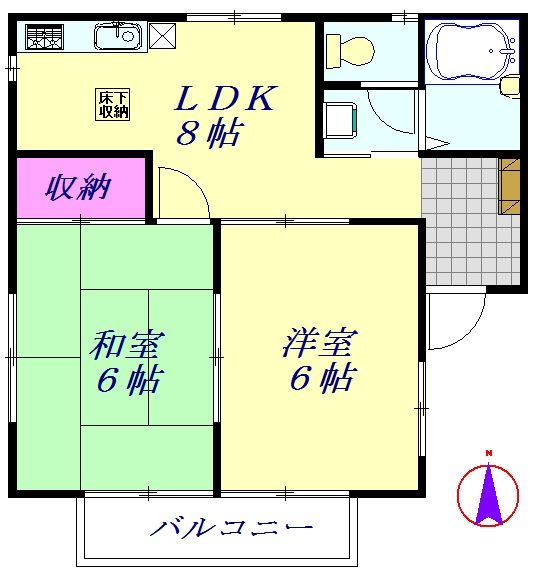 スーリール大宮の間取り写真