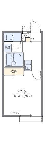 レオパレスWAKAMIYAの間取り写真