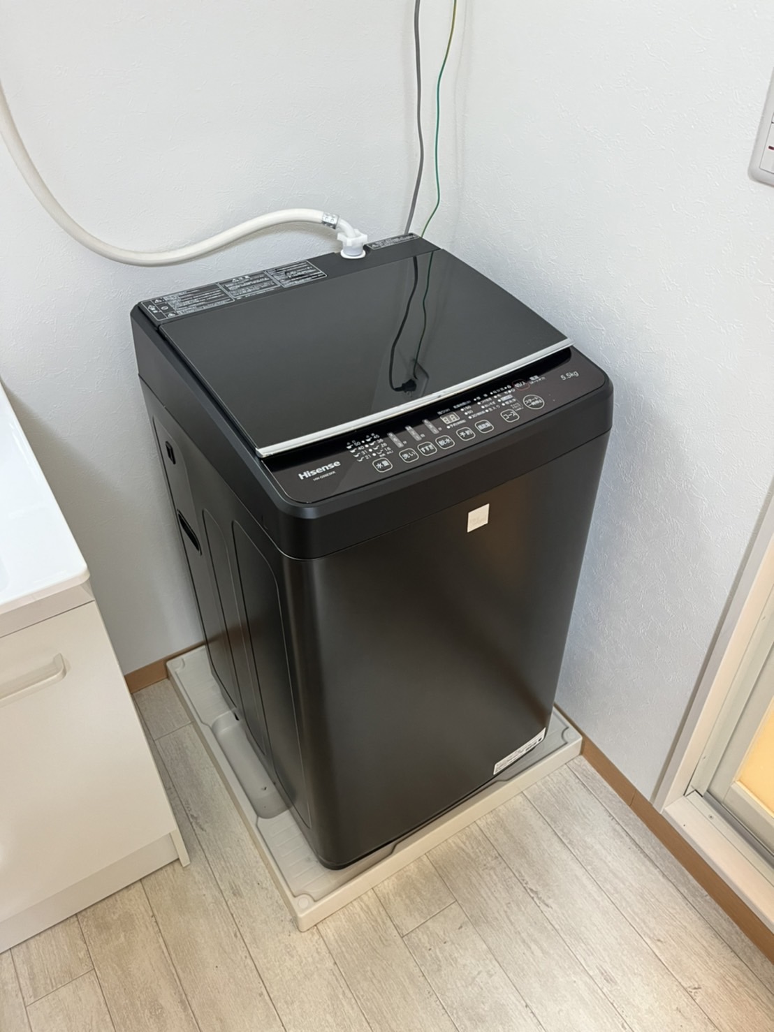 その他設備　洗面室には防水パンがあり、室内に洗濯機を置けます。