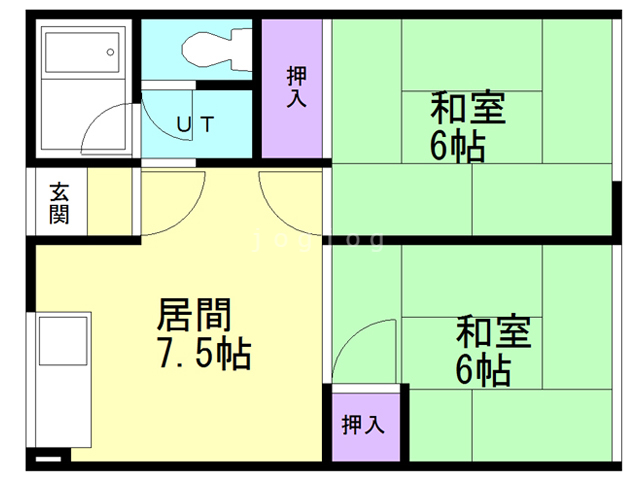 シティハイム３４の間取り