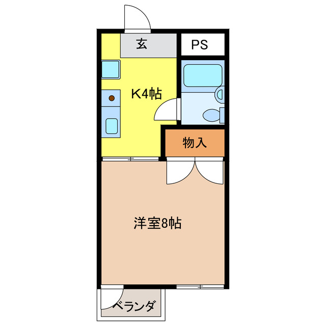 コーポ馬渕の間取り