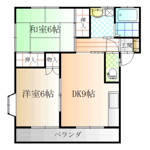 CA-SA七海1の間取り