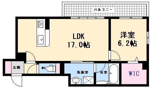 広島市西区庚午北のマンションの間取り