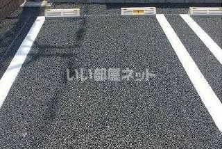 【水戸市姫子のアパートの駐車場】