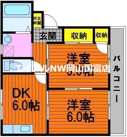 エスポアール　Ｂ棟の間取り