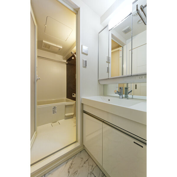 洗面設備　独立洗面化粧台付き