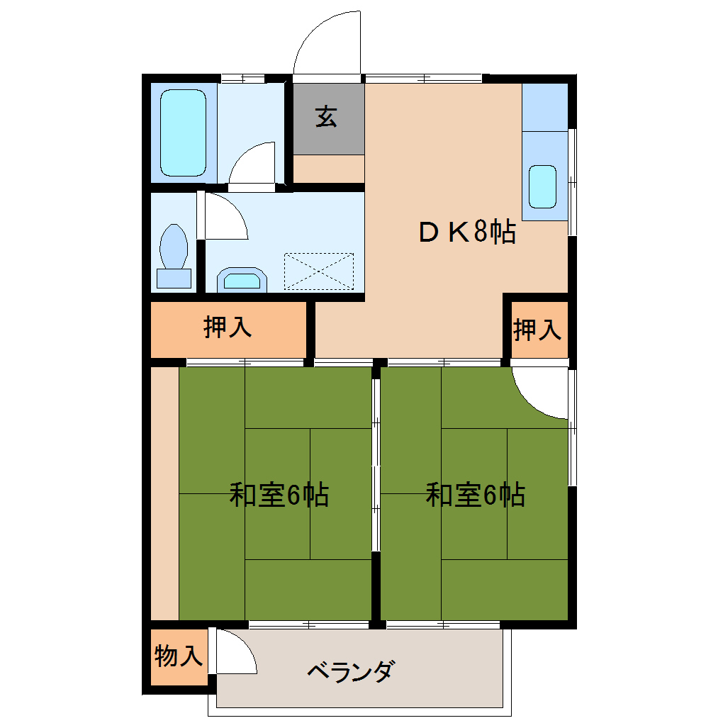 アポロコーポ芳栄_間取り_0