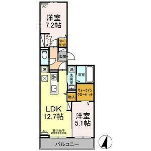 アンシャンテ中根の間取り