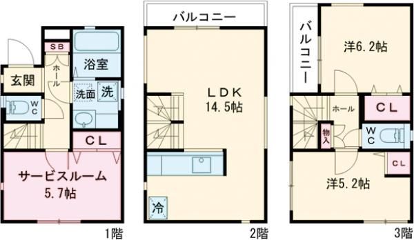 Ｋｏｌｅｔ堀切菖蒲園＃０８の間取り