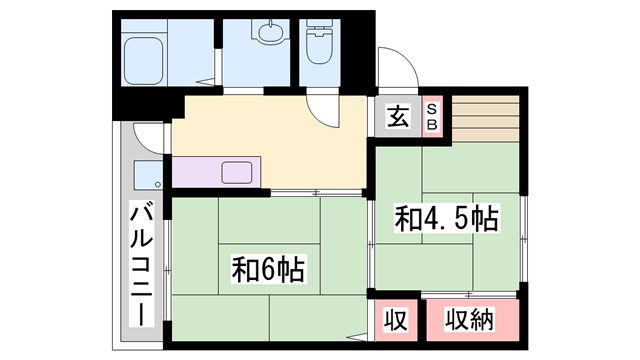 クレスト多可町2号棟の間取り