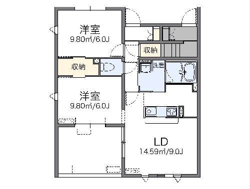 レオネクストクオーレの間取り