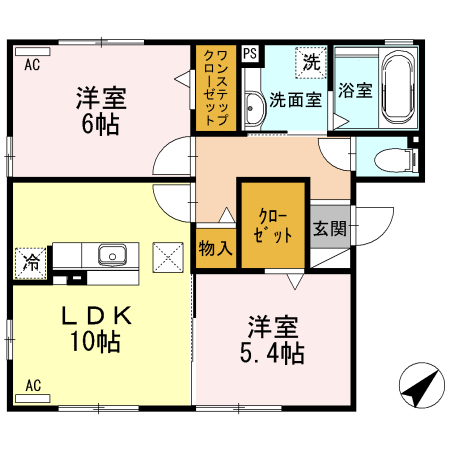 コンフォートの間取り