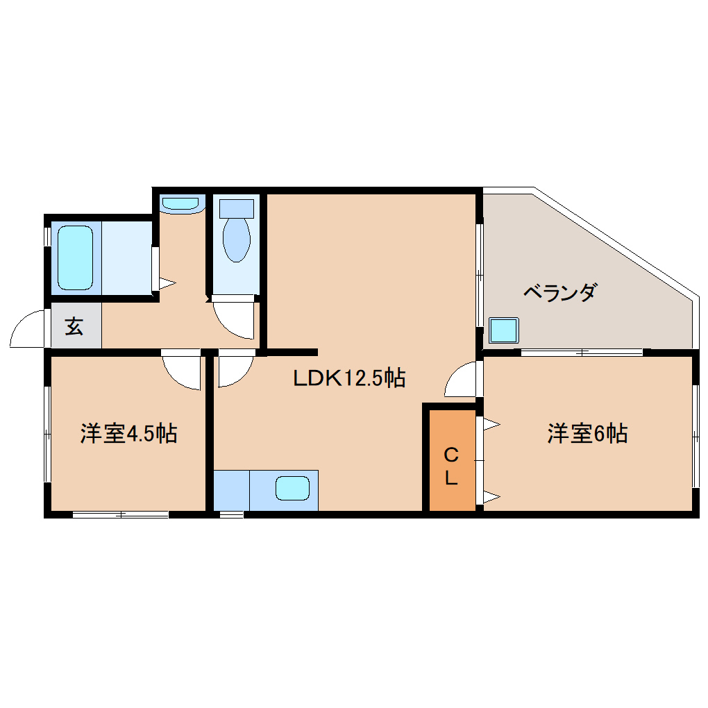 2LDK Mansion in Nara, Nara — photo 2 of 3