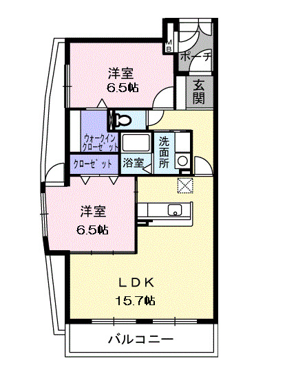 セントラルタウンの間取り