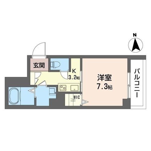 流山市向小金のマンションの間取り