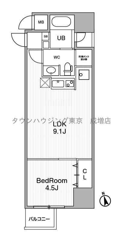 豊島区西池袋のマンションの間取り