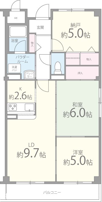 リベール石澄の間取り