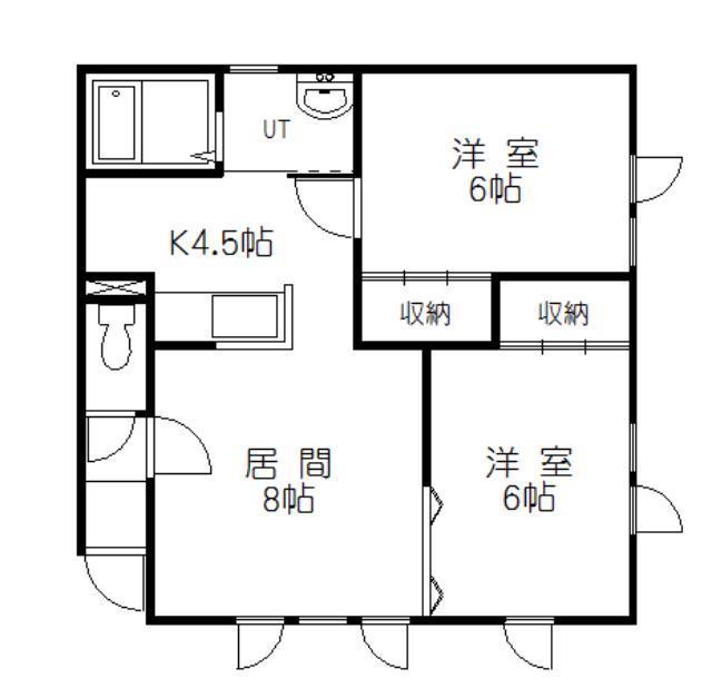 Ｋハイムの間取り