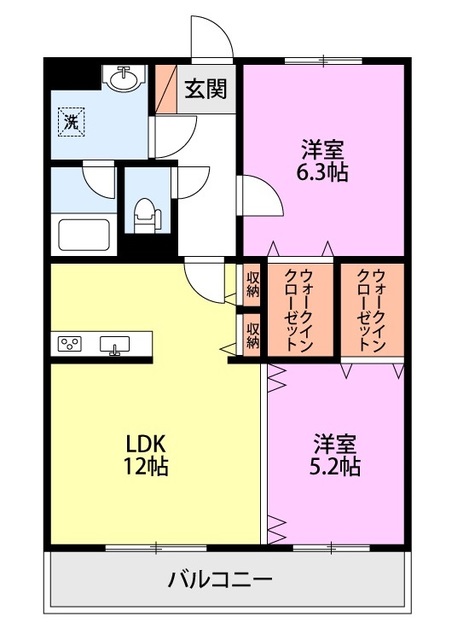 ＲＥＳＩＤＥＮＣＥ　Ｈｉｌｌ　Ｗｅｓｔ裏館の間取り