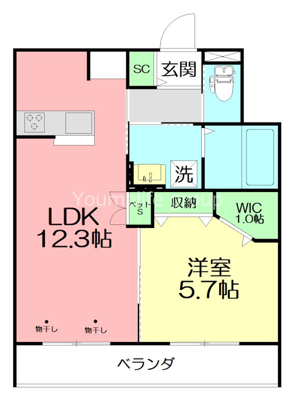 アントラＮの間取り