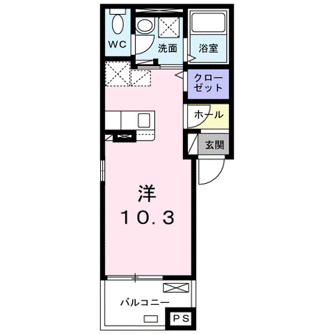 エヴィメリアＤの間取り