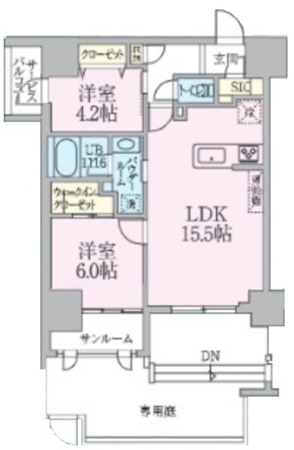 LA MAISON DU RAISINの間取り