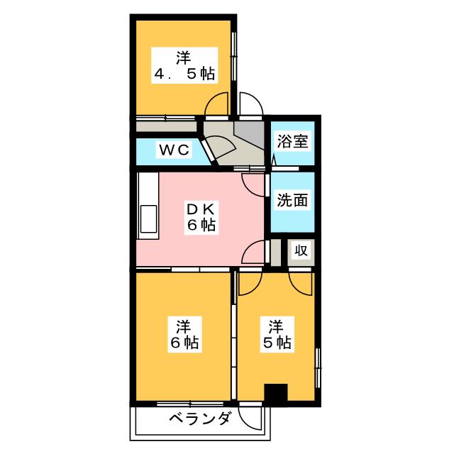 ハイツライムグリーンの間取り