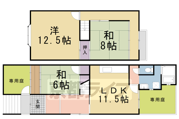 京都市左京区北白川西瀬ノ内町のその他の間取り