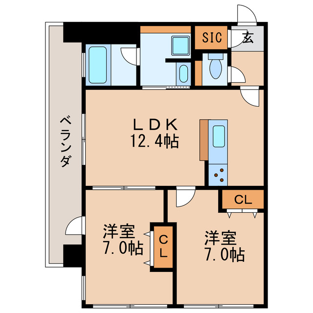 さくらHills NISHIKI Platinum Residenceの間取り