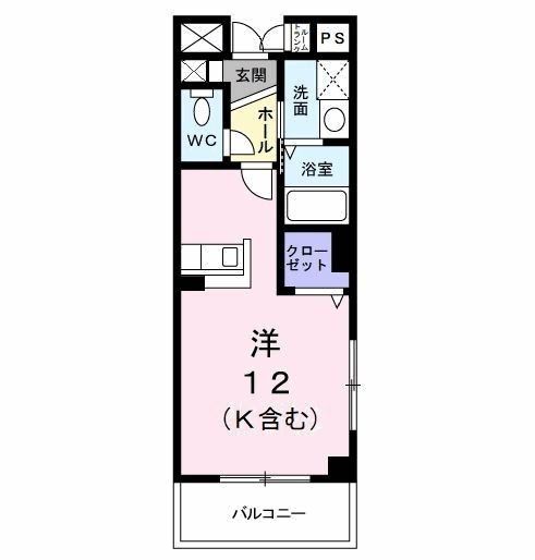 松戸市馬橋のマンションの間取り