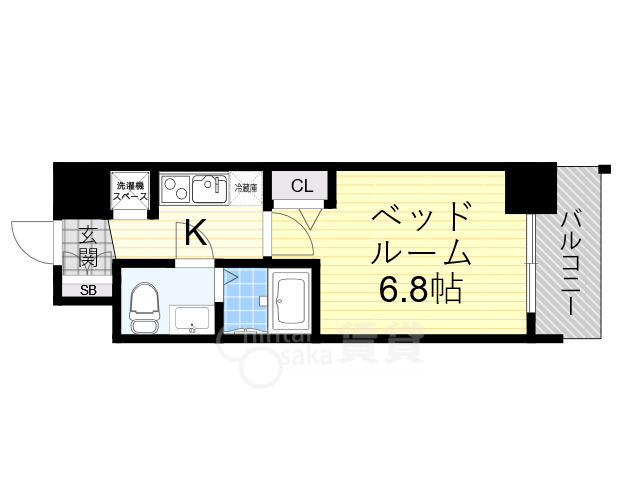 アドバンス江坂東デパールの間取り