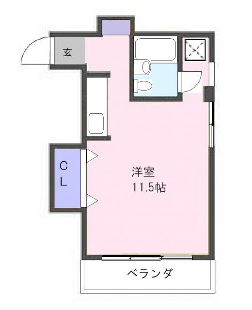 津市栄町のマンションの間取り