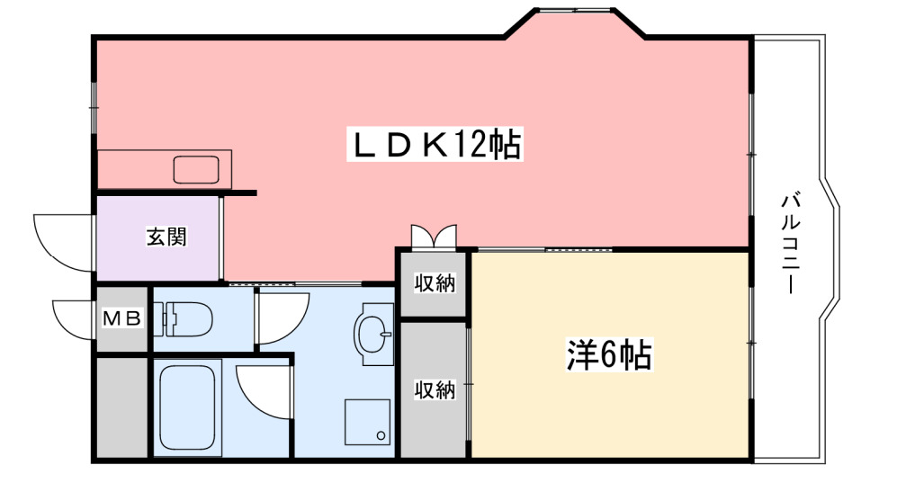 インタービレッジ南今宿の間取り