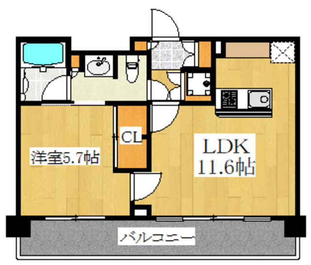 【パークキューブ西ヶ原ステージの間取り】