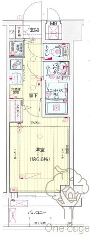 プレサンス梅田北オールの間取り