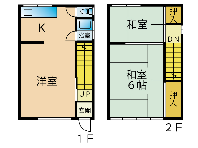 稲垣荘の間取り