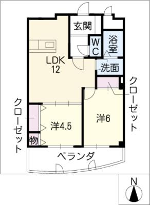 シェラトン赤塚の間取り