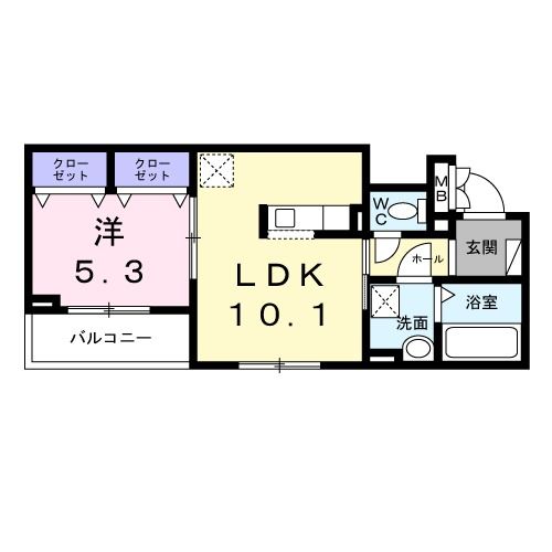 シェールの間取り